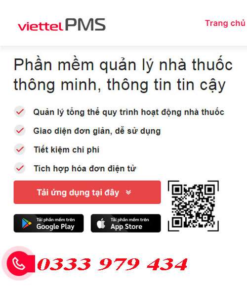 Phần mềm nhà thuốc Viettel Đà Nẵng