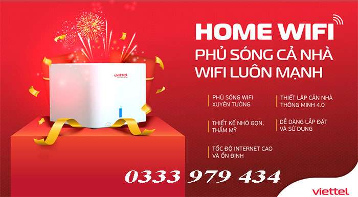 Bắt mạng Viettel Homewifi tăng vùng phủ sóng