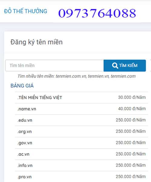 Tên miền siêu rẻ Viettel Đà Nẵng