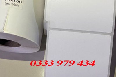 Decal mã vạch khổ 75x100