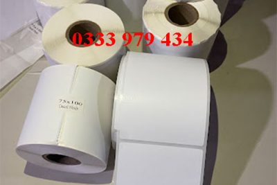 Giấy decal tem A7 75x100x30