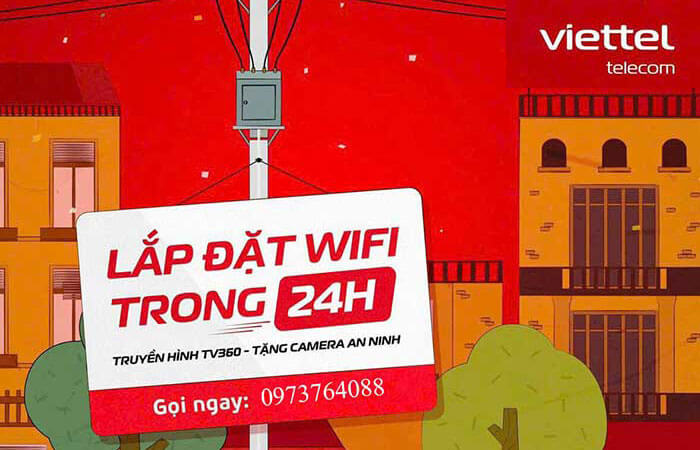 Lắp mạng wifi Viettel Hòa Cường Bắc