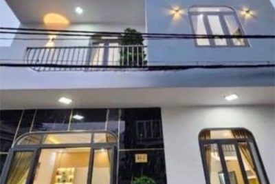 Mặt tiền nhà 3 tầng Hòa Cường Bắc